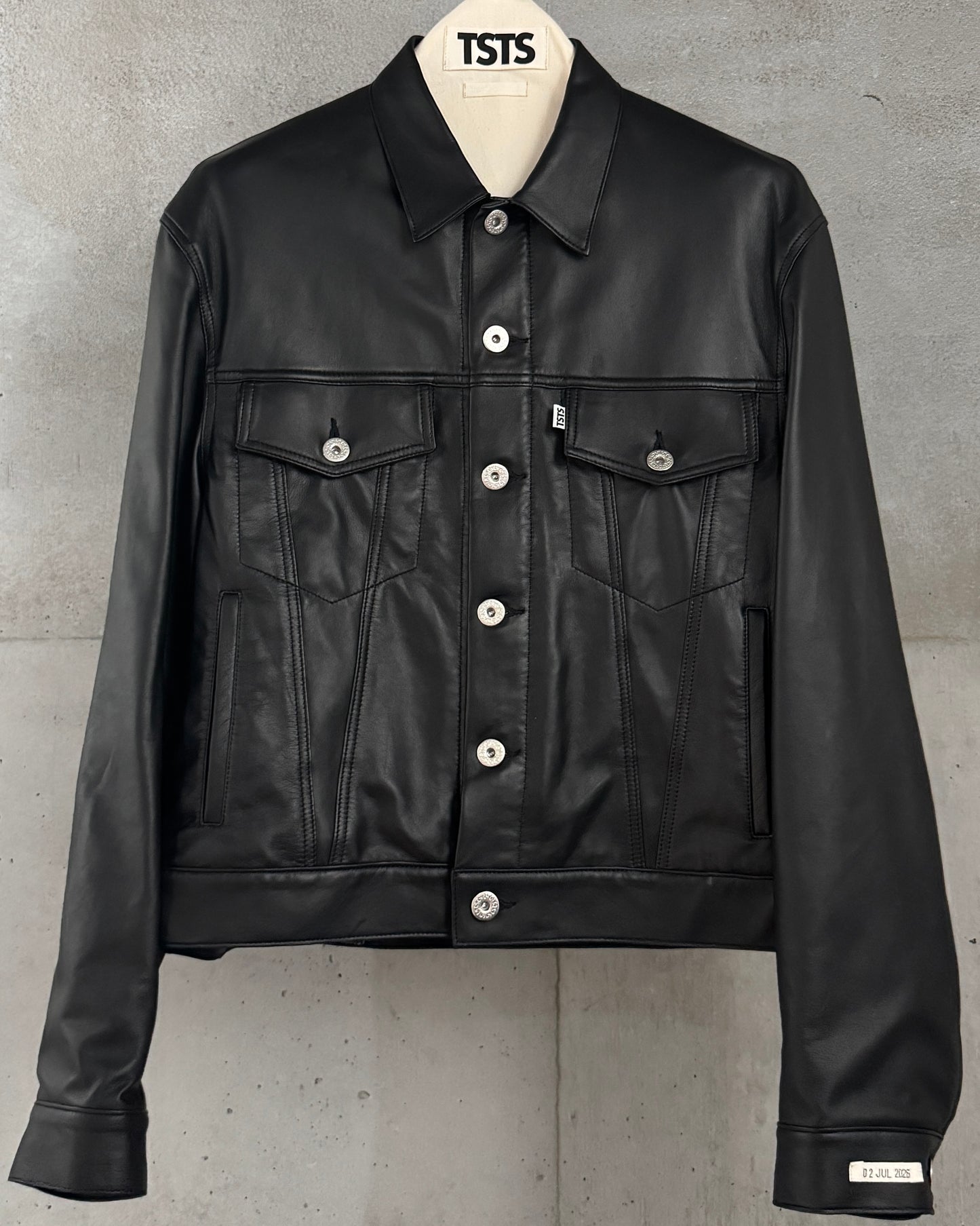 TUNE LEATHER TRACKER JACKET