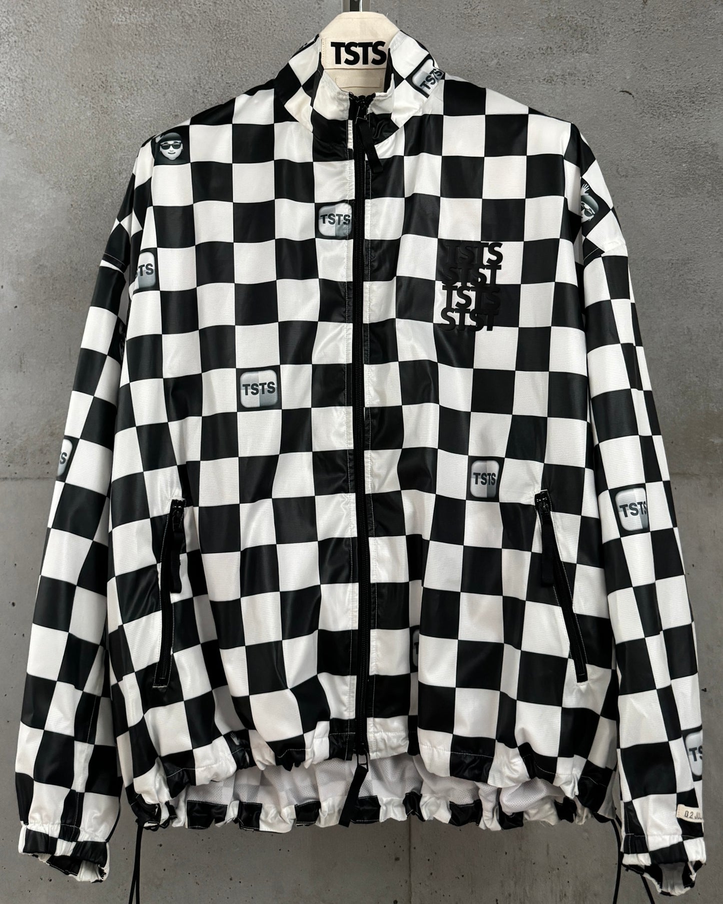 RECYCLED POLYESTER WIND TRACK JACKET