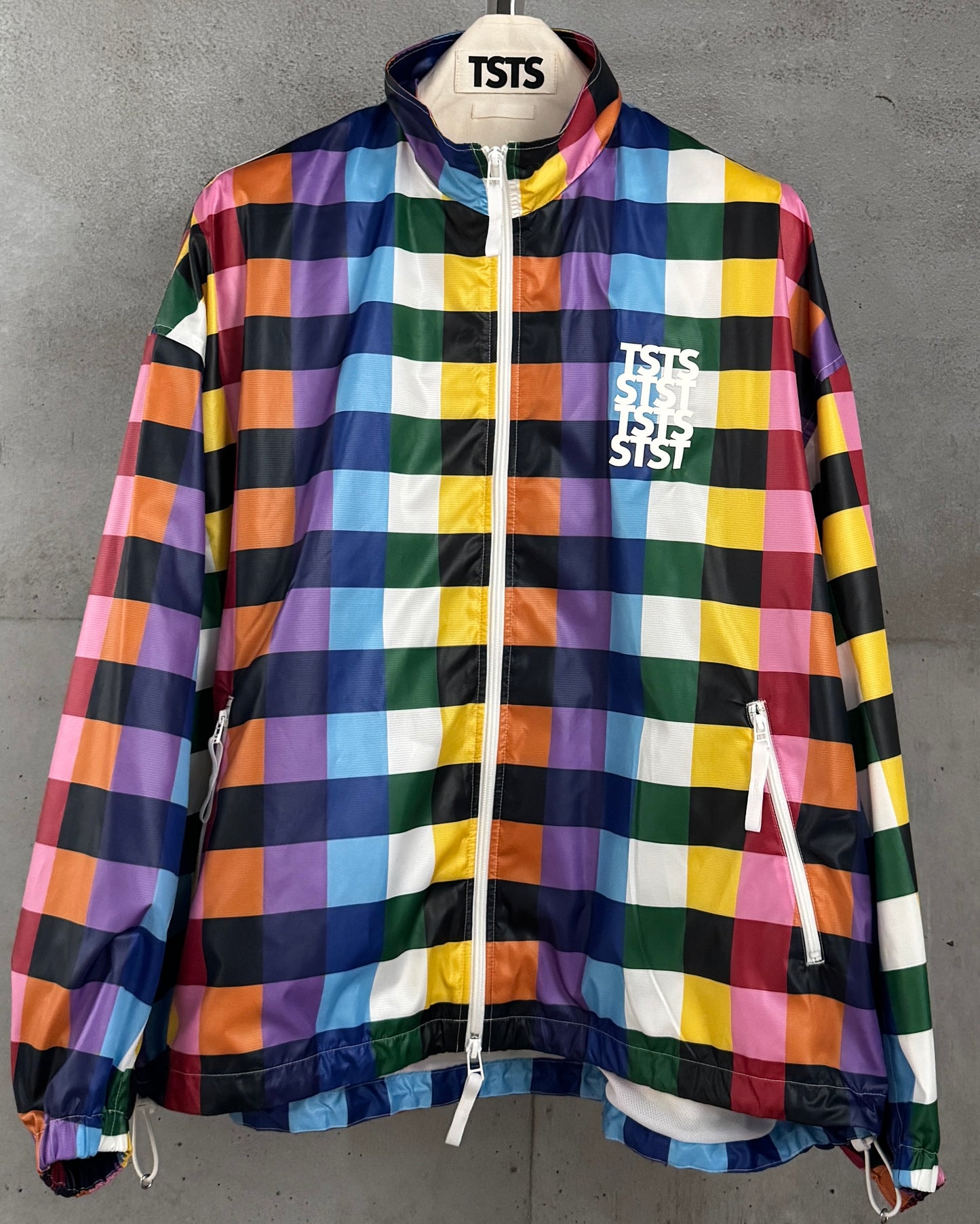 RECYCLED POLYESTER WIND TRACK JACKET