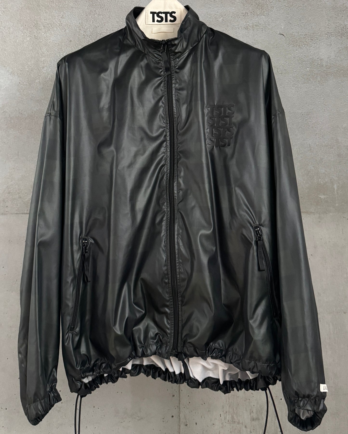 RECYCLED POLYESTER WIND TRACK JACKET